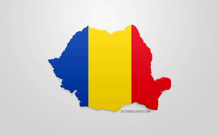 Флаг румынской социалистической Республики