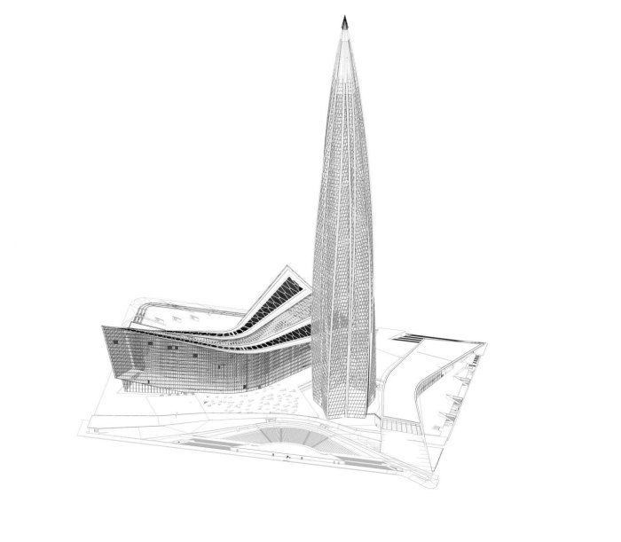 Башня Лахта центр Санкт-Петербург