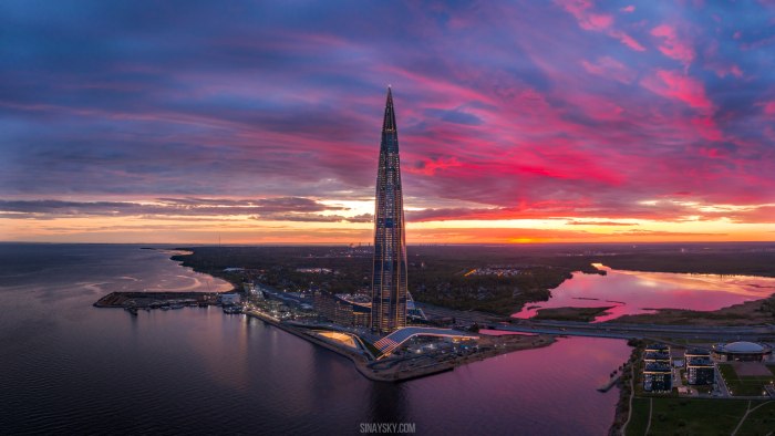 Лахта-центр в Санкт-Петербурге