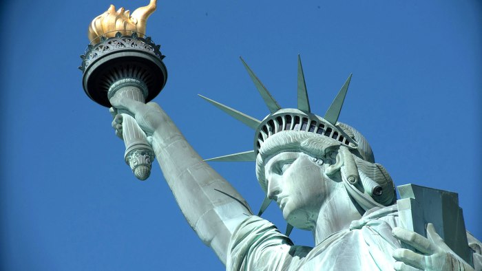 New York City статуя свободы