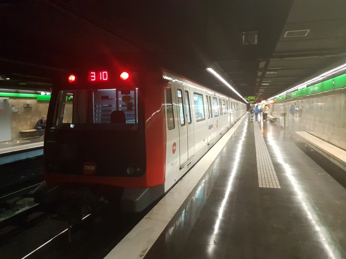 Карта транспорта Барселоны