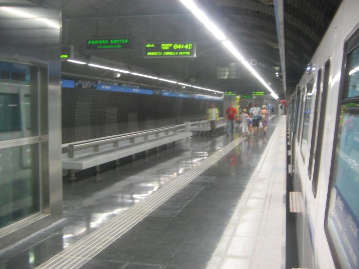 Карта метро Барселоны 2022