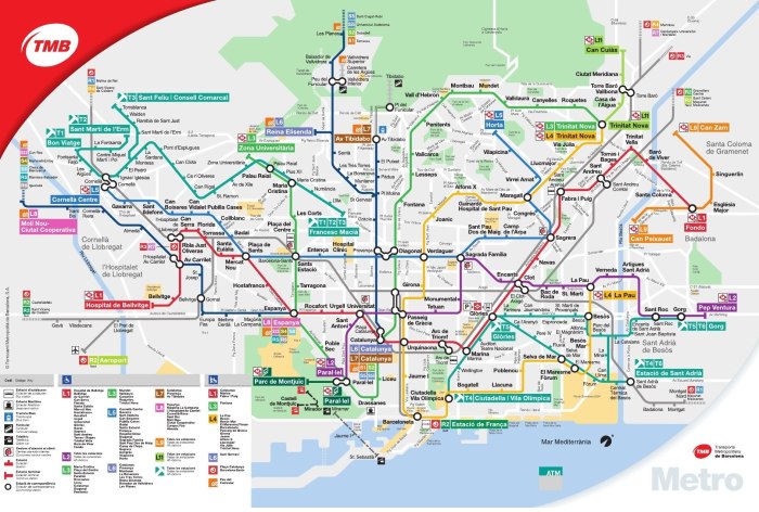 Барселона метро диагональ