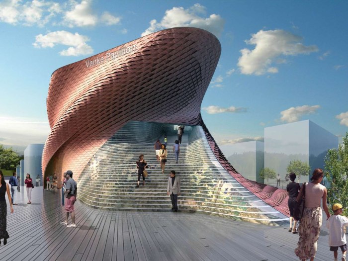 Vanke Pavilion/Daniel Libeskind павильон