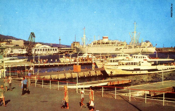 Теплоход князь Владимир морской порт Сочи