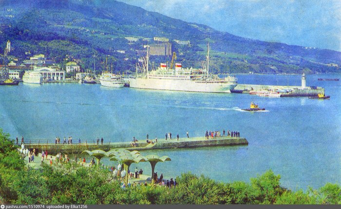 Морской торговый порт Ялта 60-70е годы