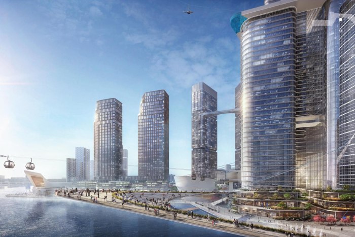 Небоскребы Южный порт Москва