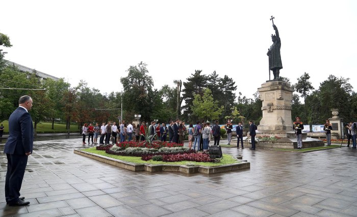Памятник Штефану чел Маре в Кишиневе