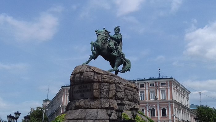 Памятник Богдану Хмельницкому в Киеве Микешин