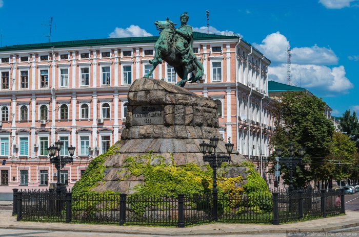 Памятник Богдану Хмельницкому Микешина