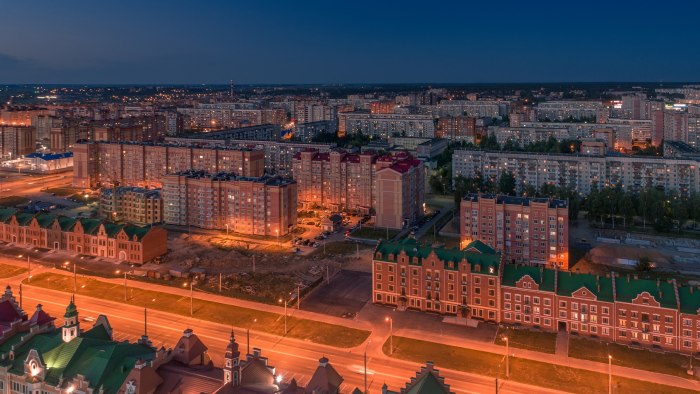 Йошкар Ола набережная Брюгге зима