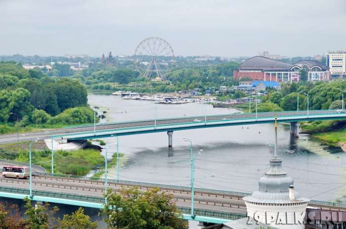 Мост через реку Которосль в Ярославле