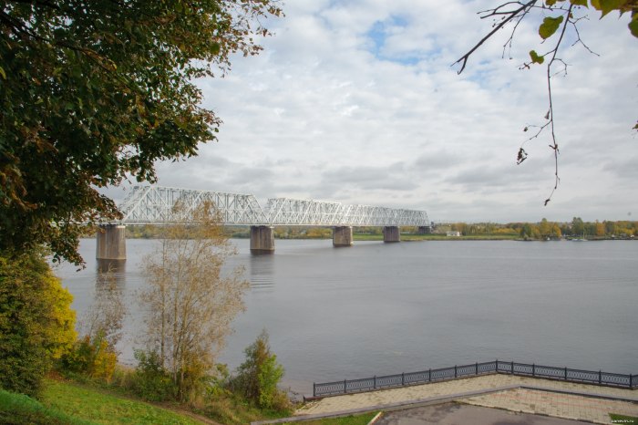 Мост через Которосль Ярославль Московский проспект