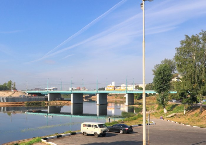 Мост через реку Которосль в Ярославле