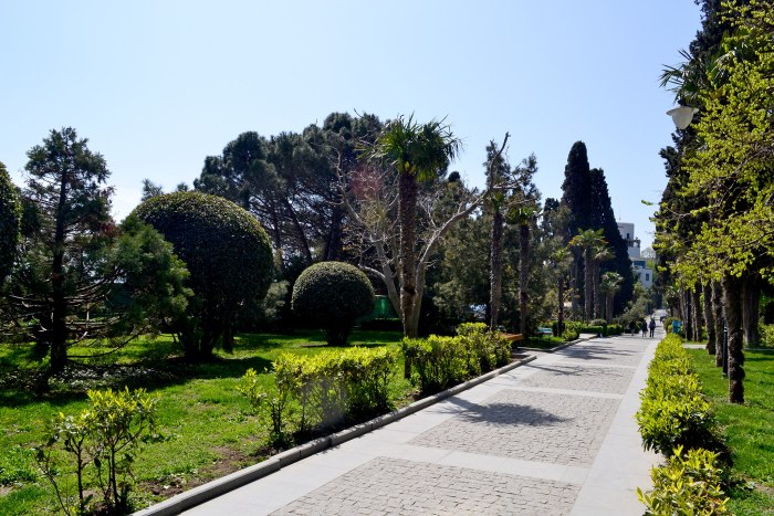 Приморский парк Ялта Приморский парк