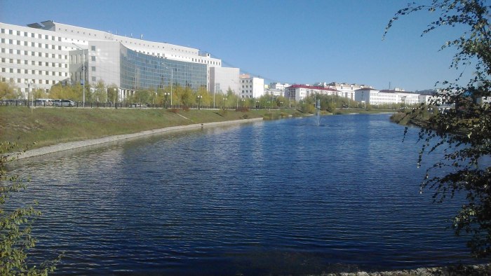 Карта города Якутска с улицами