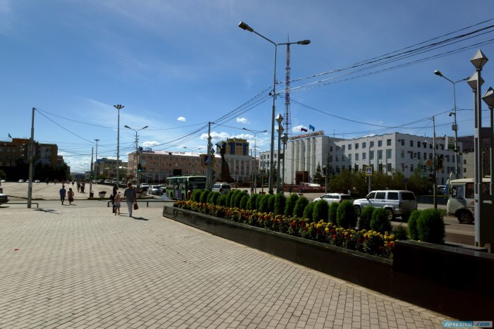 Якутск улицы летом