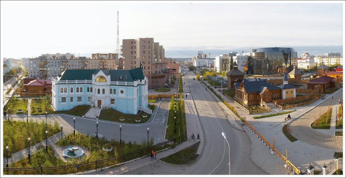 Якутск панорама города