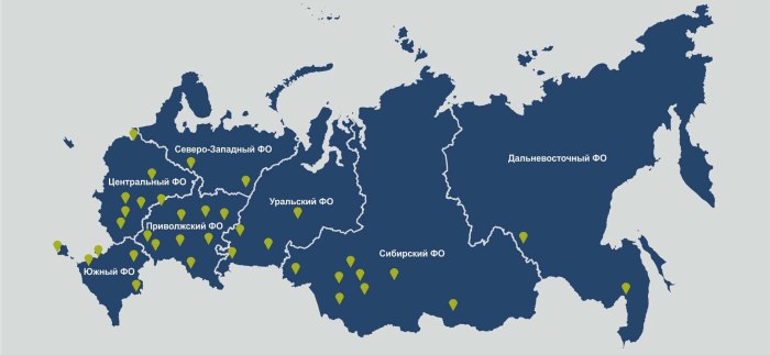 Карта городов МИЛЛИОННИКОВ России 2020