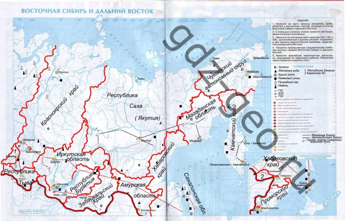 Карта плотность населения России 9 класс география