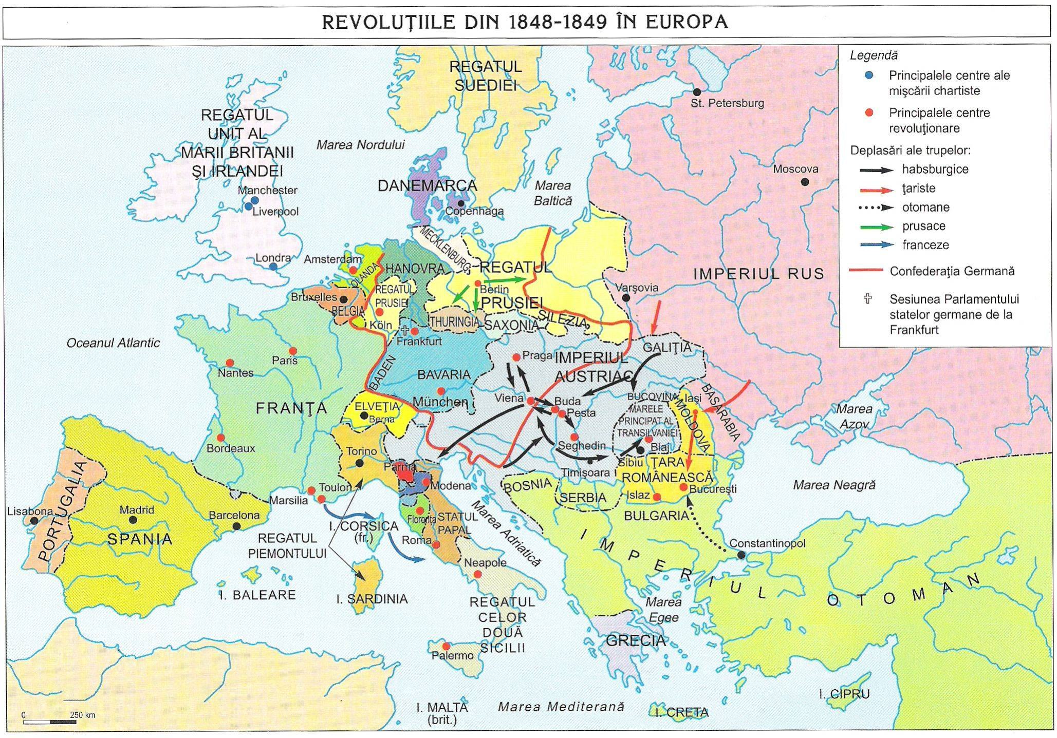 Политическая революция в европе. Карта революции 1848-1849 в Европе. Карта революции 1848 года в Европе. Революция во Франции 1848 карта. Карта Европы 1848 года.