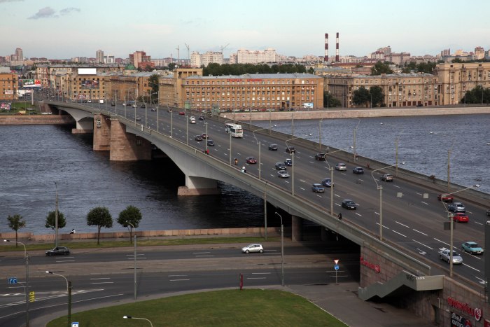 Питер мост Александра Невского