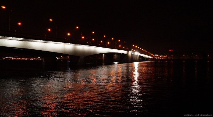 Нева Троицкий мост