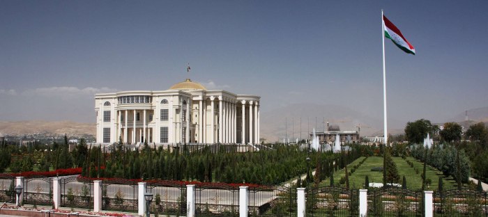 Таджикистан столица Душанбе панорама