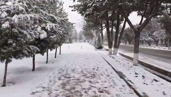 Кишлак зимой