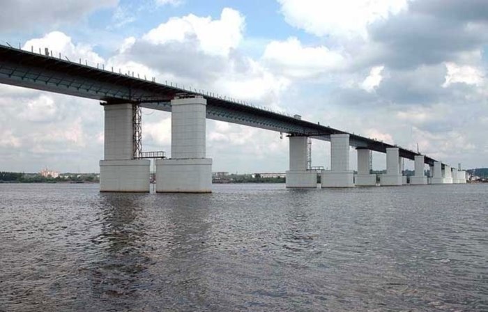 Пермь Кама Железнодорожный мост