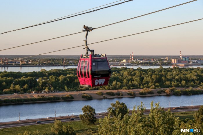 Нижегородская канатная дорога Нижний Новгород