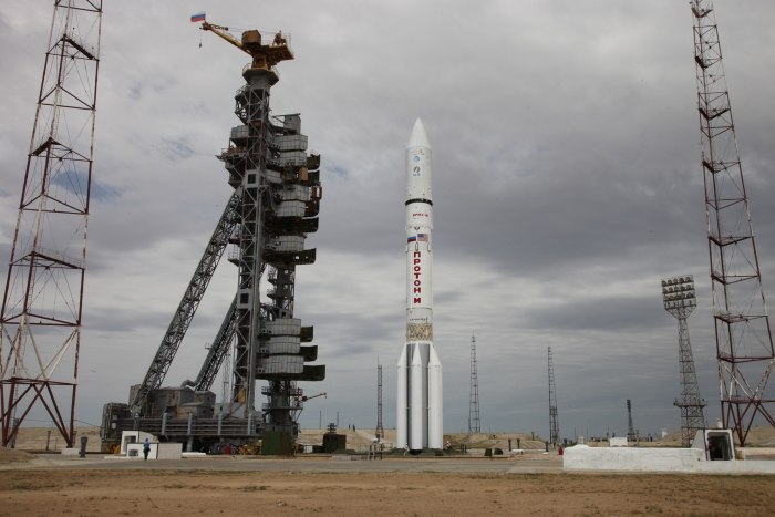 Ракета на космодроме Байконур