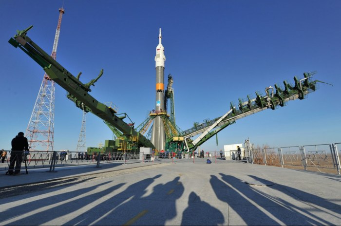 Ракета на космодроме Байконур