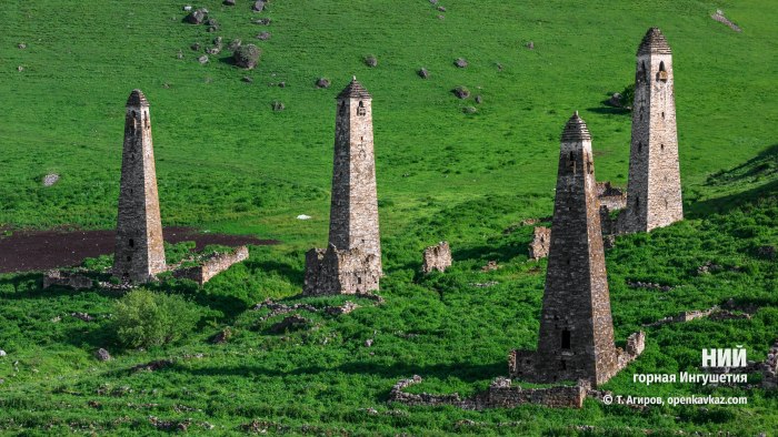 Чеченские башни в горах