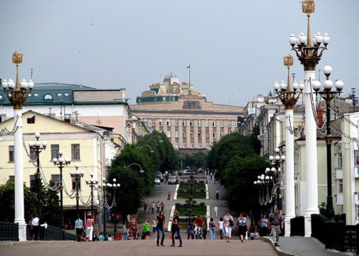 Город орёл, улица Московская.