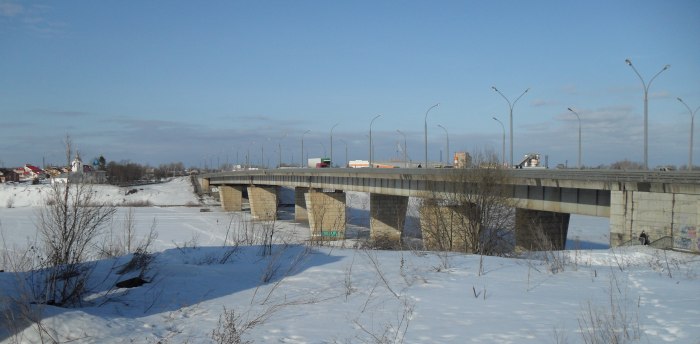 Александр Невский мост Псков