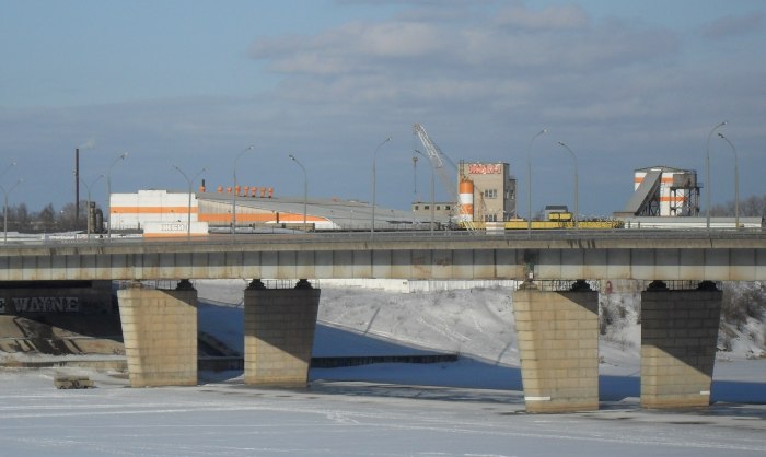 Александр Невский мост Псков