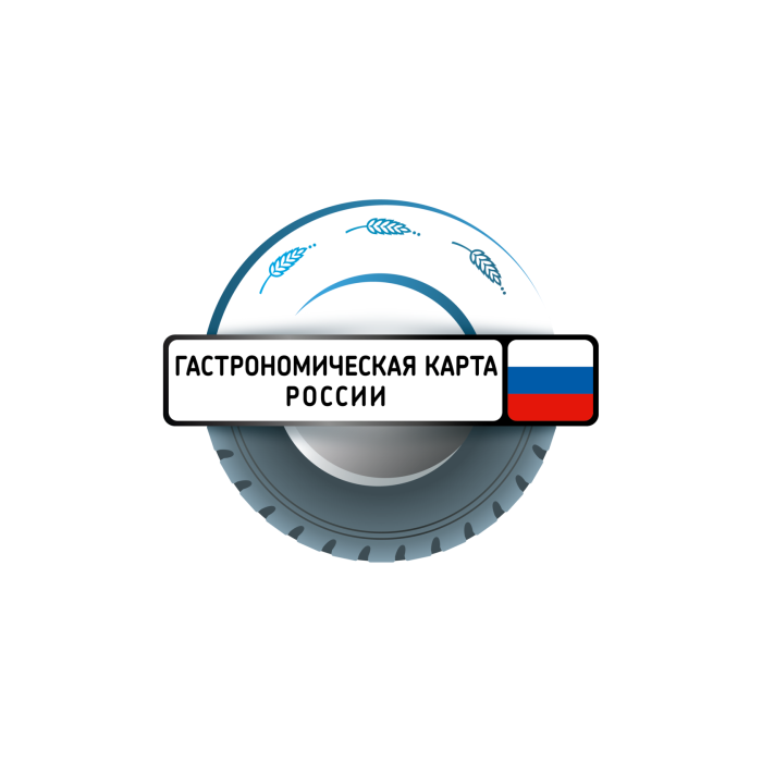 Гастрономическая карта России логотип