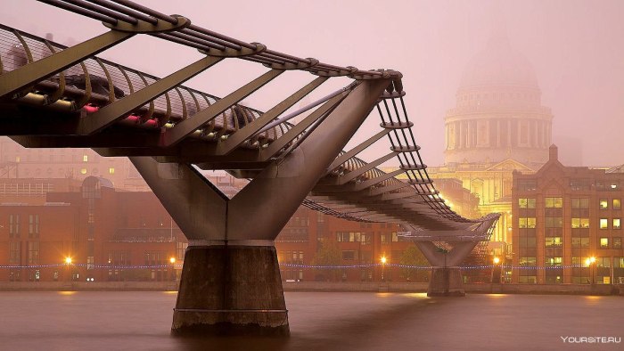 Миллениум мост Миллениум Лондон