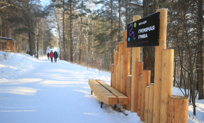 Гремячая грива Красноярск зима