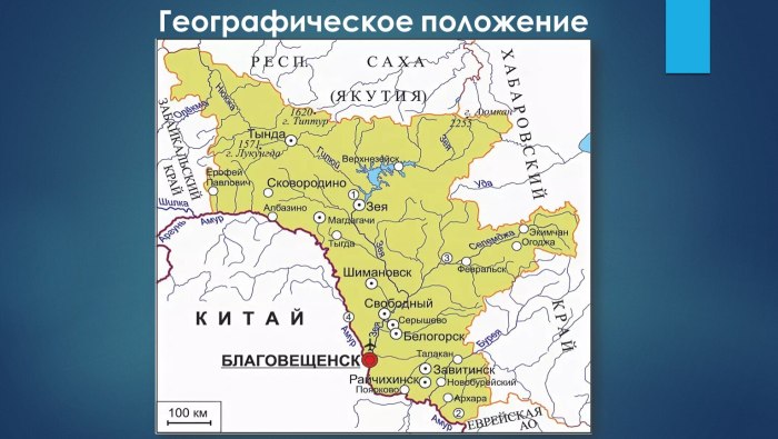Амурская область границы