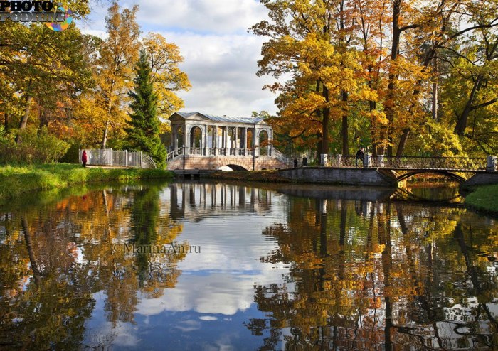 Екатерининский парк Царское село осень