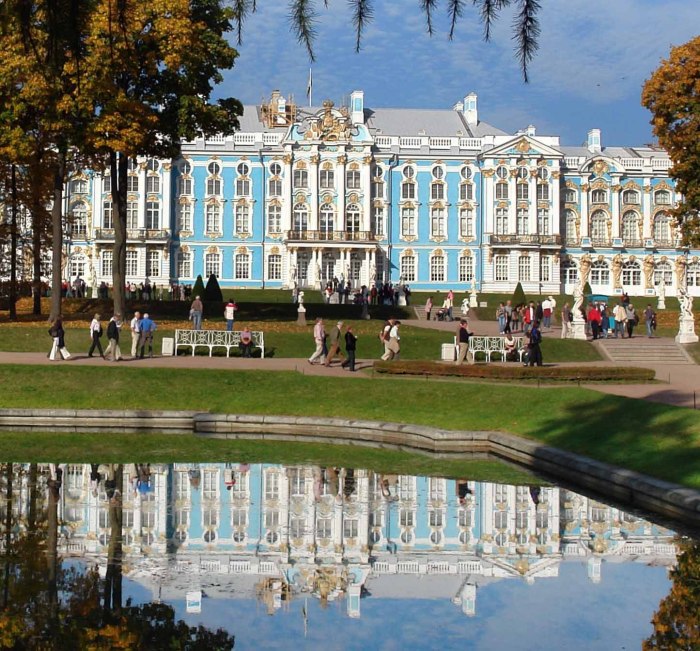 Город Пушкин Царское село Екатерининский дворец