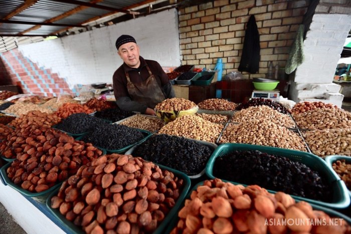 Базар в Оше Киргизия