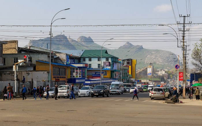 Улицы города Ош Киргизия
