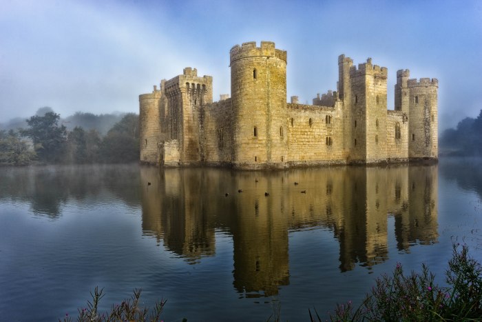 Замок Бодиам, Англия (Bodiam Castle) .