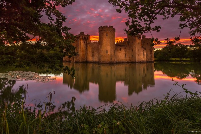 Замок Бодиам, Англия (Bodiam Castle) .