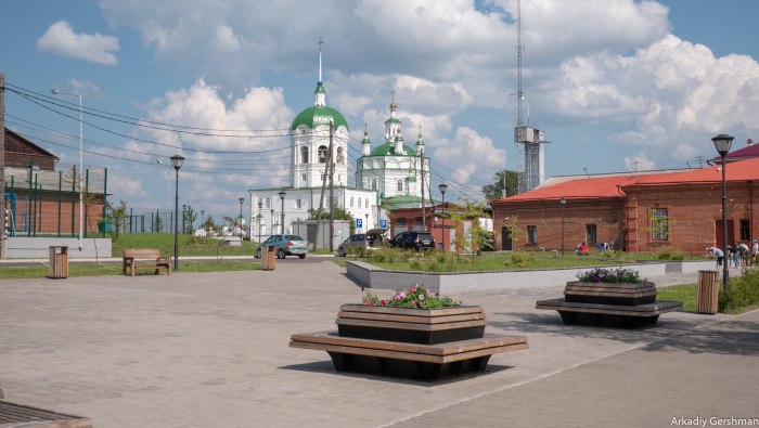 Сенная площадь Енисейск