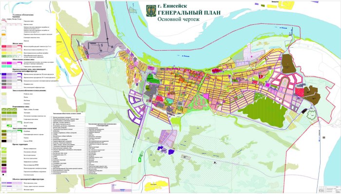 План города Енисейска