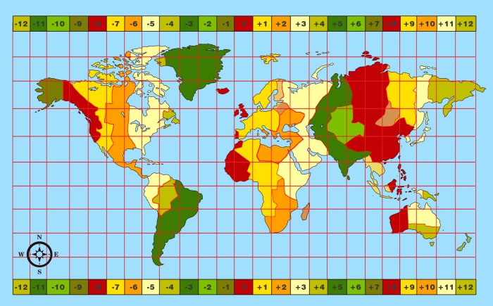 Часовой пояс GMT 7 на карте